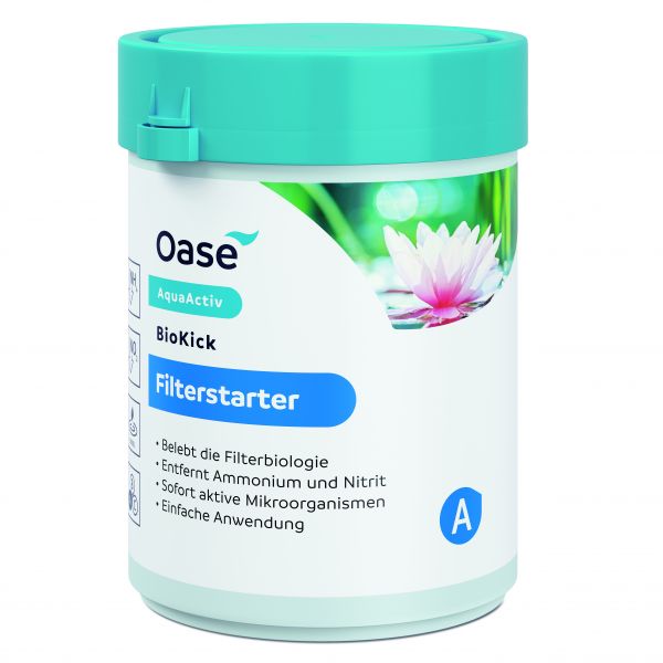 "AquaActiv BioKick 95g (100 ml) – Pulver-Filterbakterien für Teichanlagen"